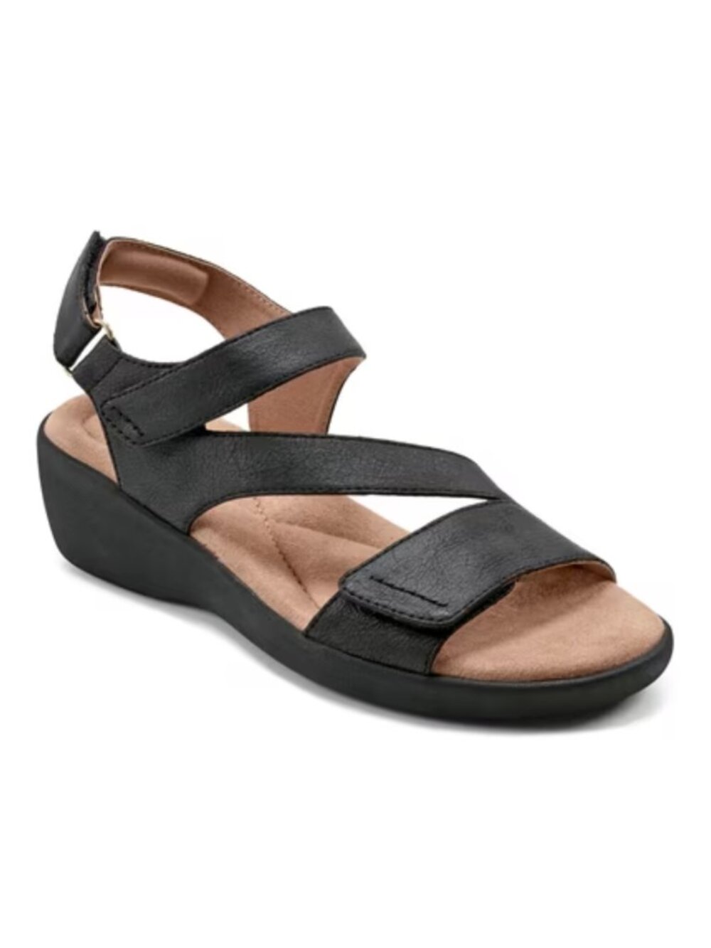 Easy Spirit Kimberly Adjustable Comfort Sandals Black Strappy Women's - 7M